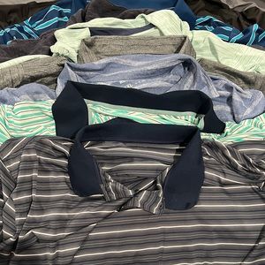 Lot of big and tall 6xl golf polos Adidas/Reebok